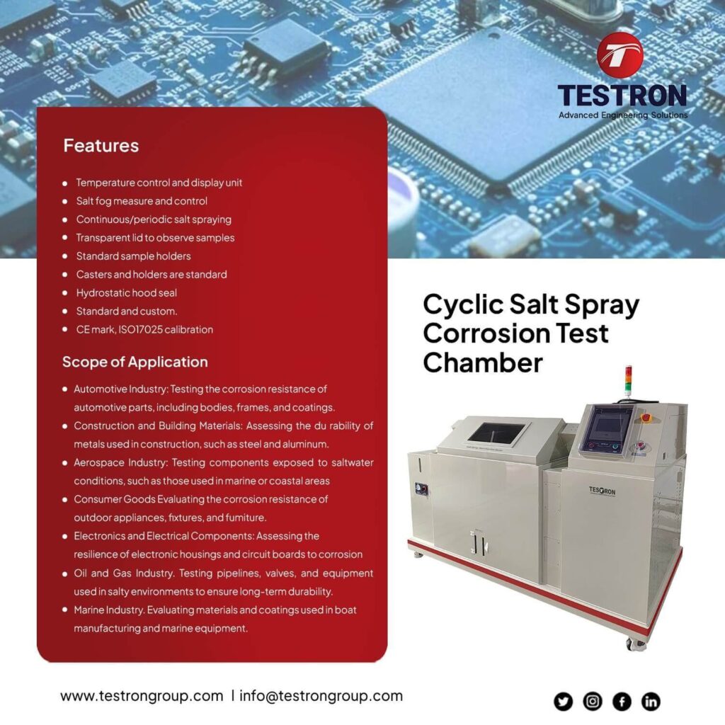 Cyclic Salt Spray Corrosion Test Chamber TSETRON USA