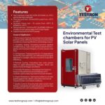 Environmental Test chambers for PV Solar Panels