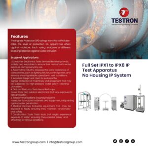 Full Set IPX1 to IPX8 IP Test Apparatus-Testron