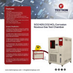 Testron USA SO₂ H₂S CO₂ HCL Corrosion Noxious Gas Test Chamber - Testron USA
