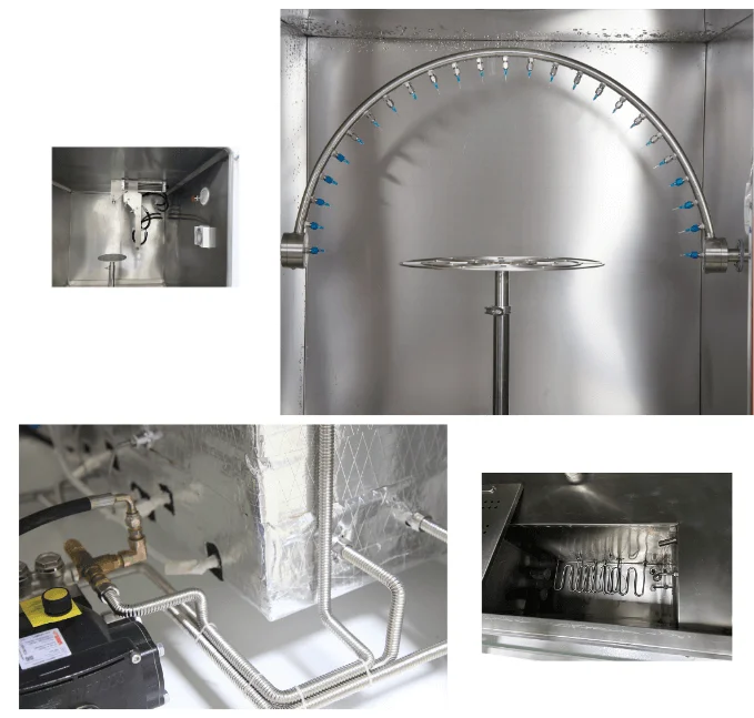 IPx1 IPx2 IPx3 IPx4 Water Spray Test Chamber Testron US