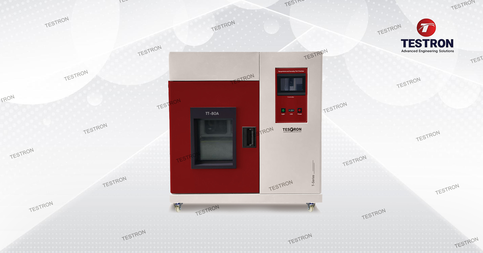 Technician calibrating a benchtop temperature test chamber in the USA to ensure long-term accuracy and compliance.