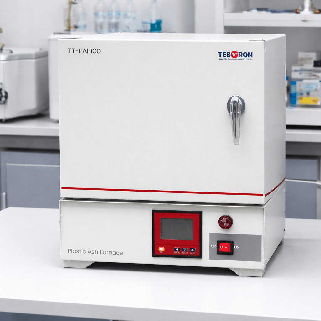 Industrial ashing furnace with automated shutdown safety features