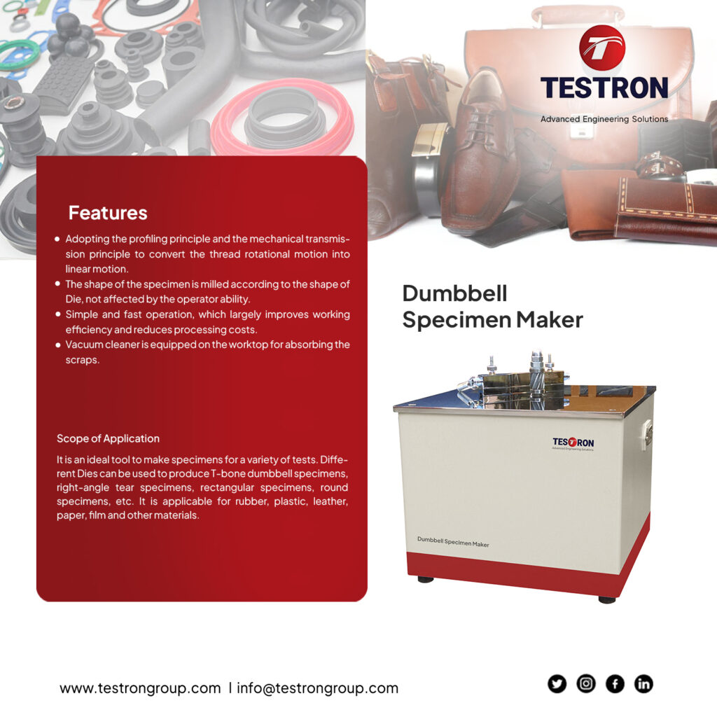 Dumbbell Specimen Maker - Testron Group USA