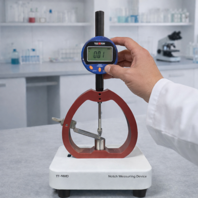 Testron industrial notch measuring equipment is manufactured for aerospace and automotive quality assurance standards.