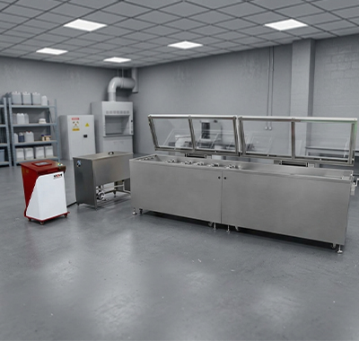 Versatile environmental stress crack testing instrument with customizable multi-station sample holders.