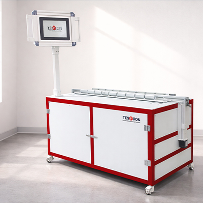 Specialized pipe notch milling machine manufacturer unit creating notches for ISO 13479 slow crack growth resistance tests.