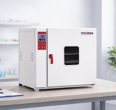 Diagram illustrating the airflow and cooling cycle of a high-performance air conditioning test chamber.