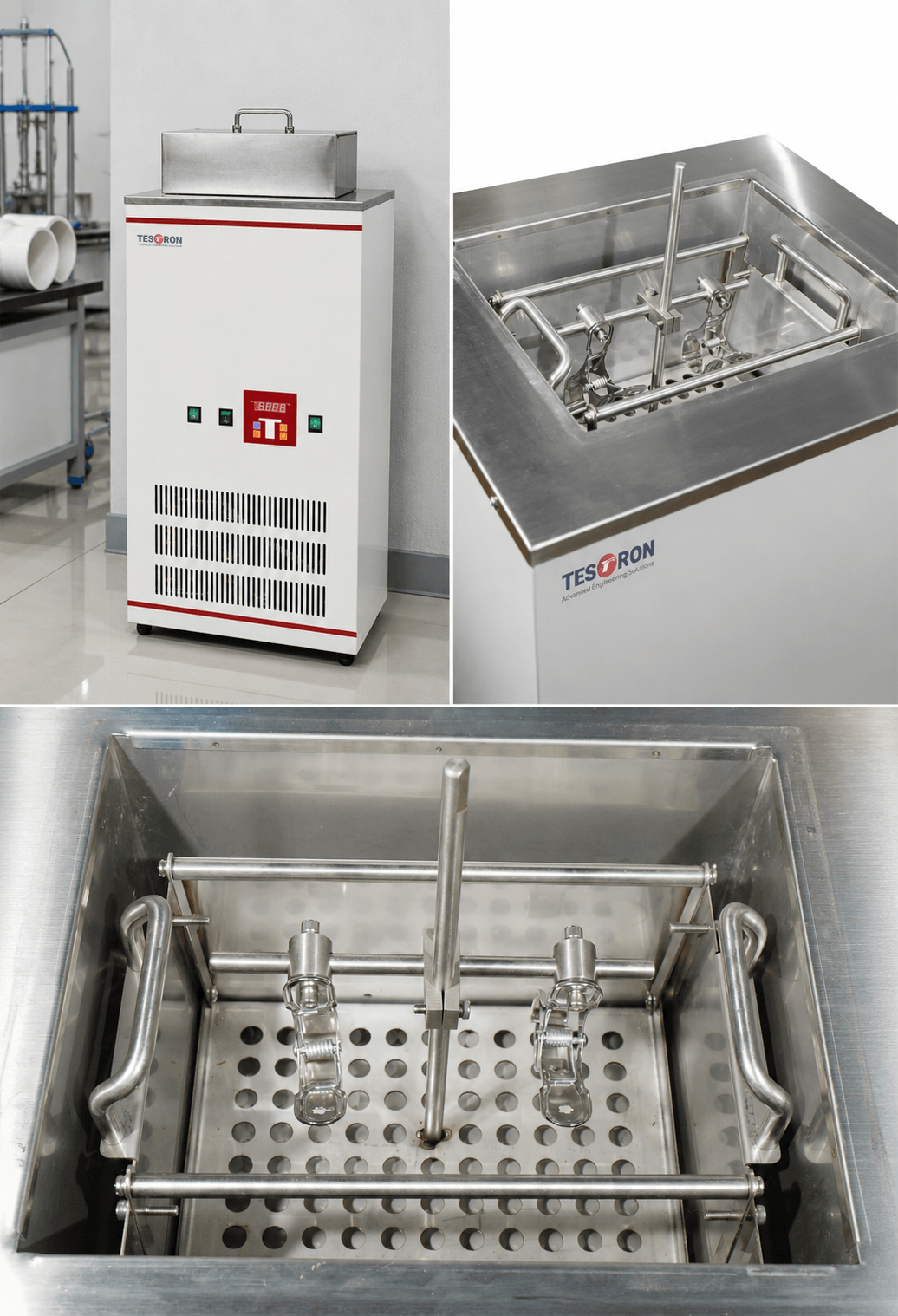 Price breakdown table estimating standard dichloromethane resistance tester cost ranges across lab models.