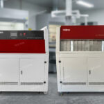 Industrial UV light test chamber in the USA for laboratory material durability testing