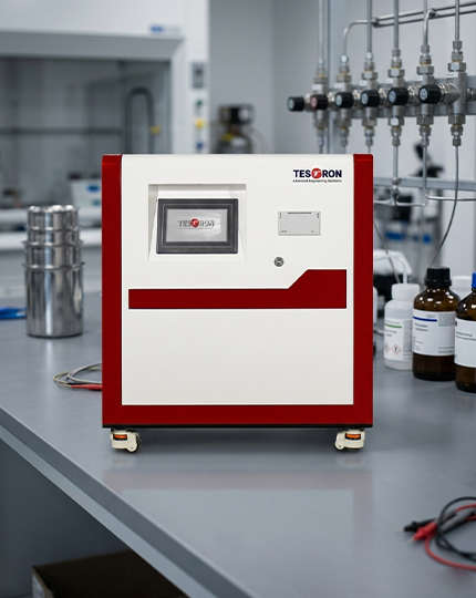 Detailed view of a digital pipe opacity testing device showing key functional features.
