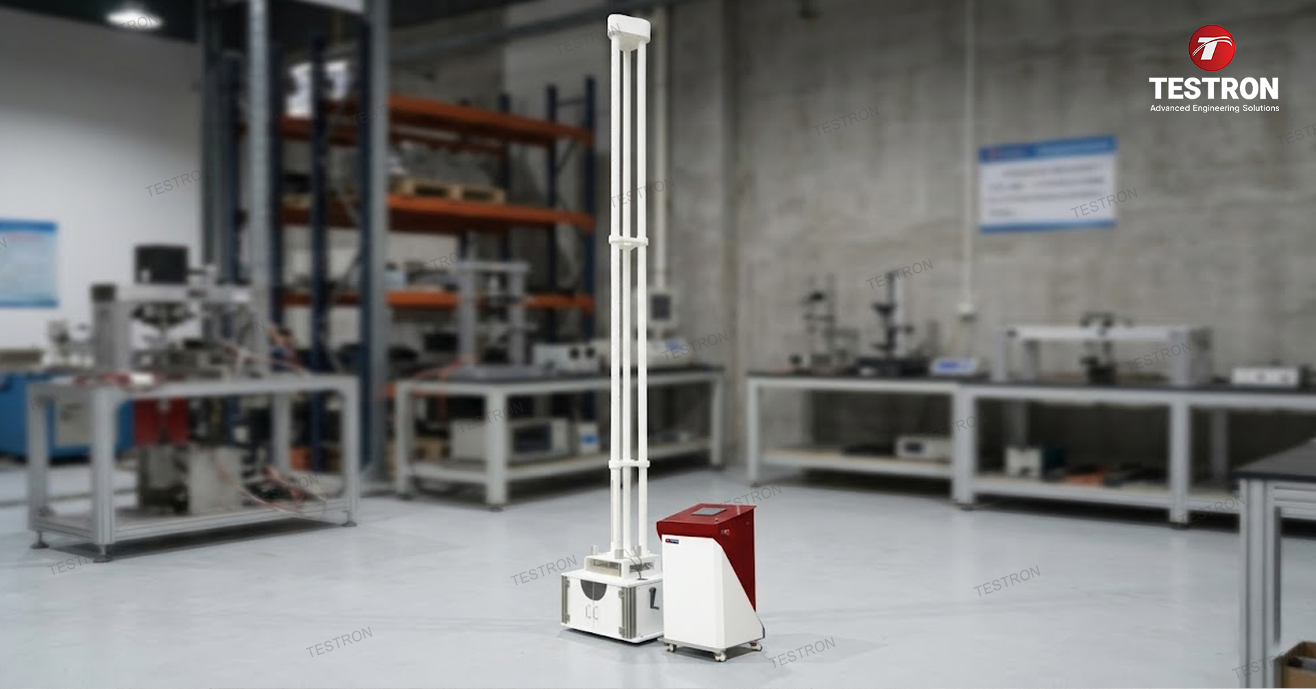 Testron Group Drop Weight Impact Tester in the USA for ASTM D2444 and ISO 6603 Testing