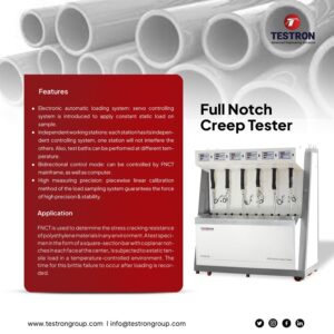 Full Notch Creep Tester in the USA TT-FNCT06 Full Notch Creep Testing Machine by Testron Group