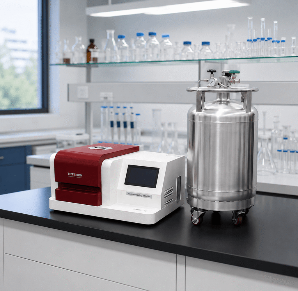 High-sensitivity furnace and sensor assembly inside advanced differential scanning calorimetry equipment.