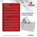 Industrial grade thermal tank for pressure testing in the USA for plastic pipe testing