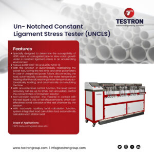 UCLS Un-Notched Constant Ligament Stress Tester in the USA for ASTM F3181 testing