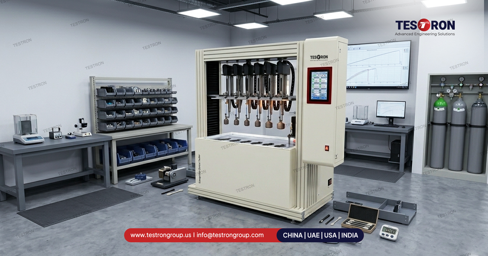 High precision industrial elongation testing machine in the USA for material strength analysis