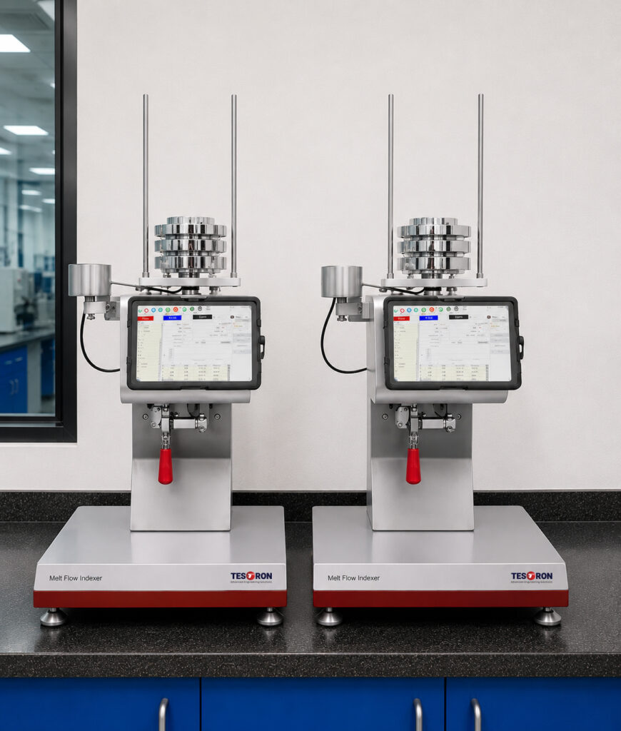 Quality inspection room inside a certified melt flow indexer manufacturer facility.