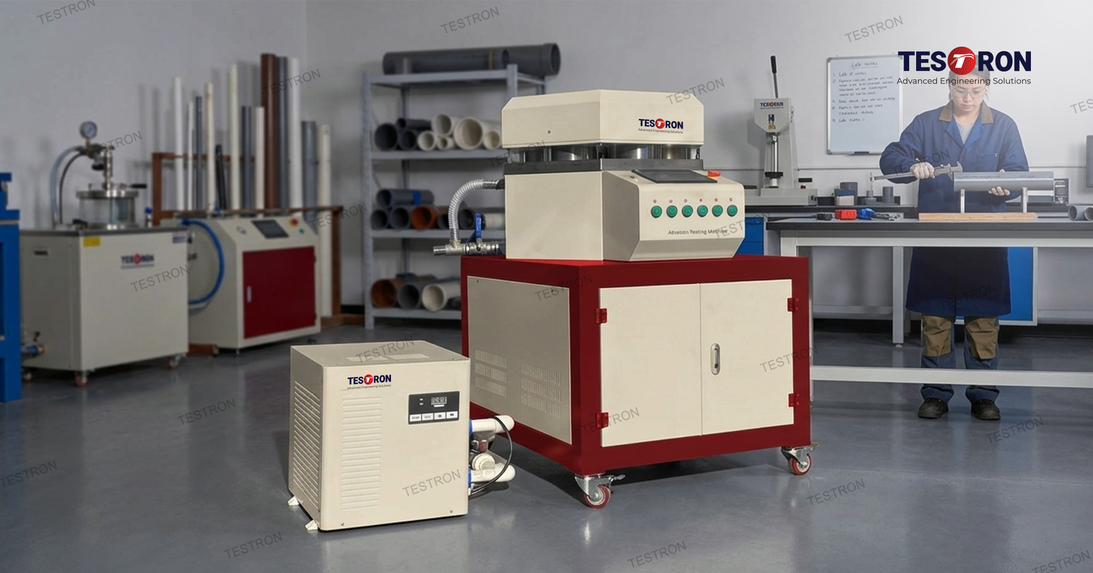 Industrial abrasion tester machine in the USA laboratory for material wear testing