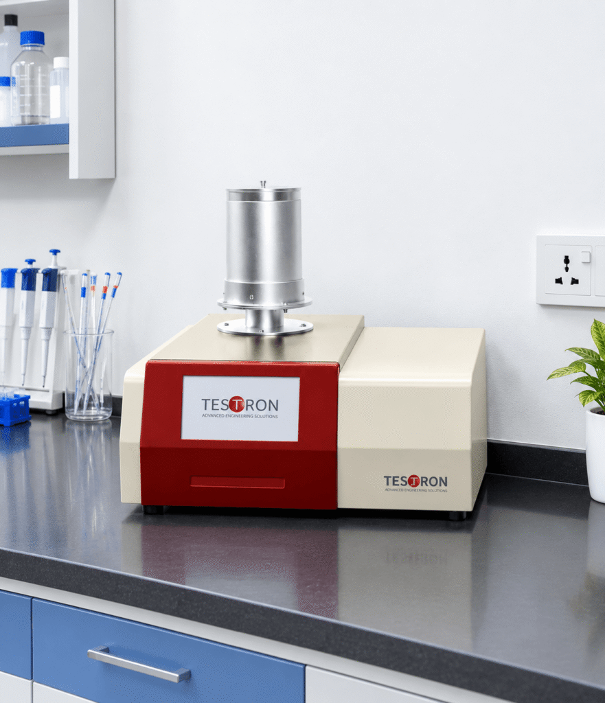 Research facility benchtop showcasing the best tga thermogravimetric analyzer model.