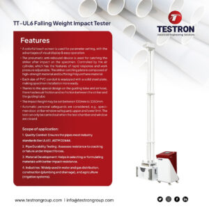 TT-UL6 Falling Weight Impact Tester Testron Group USA