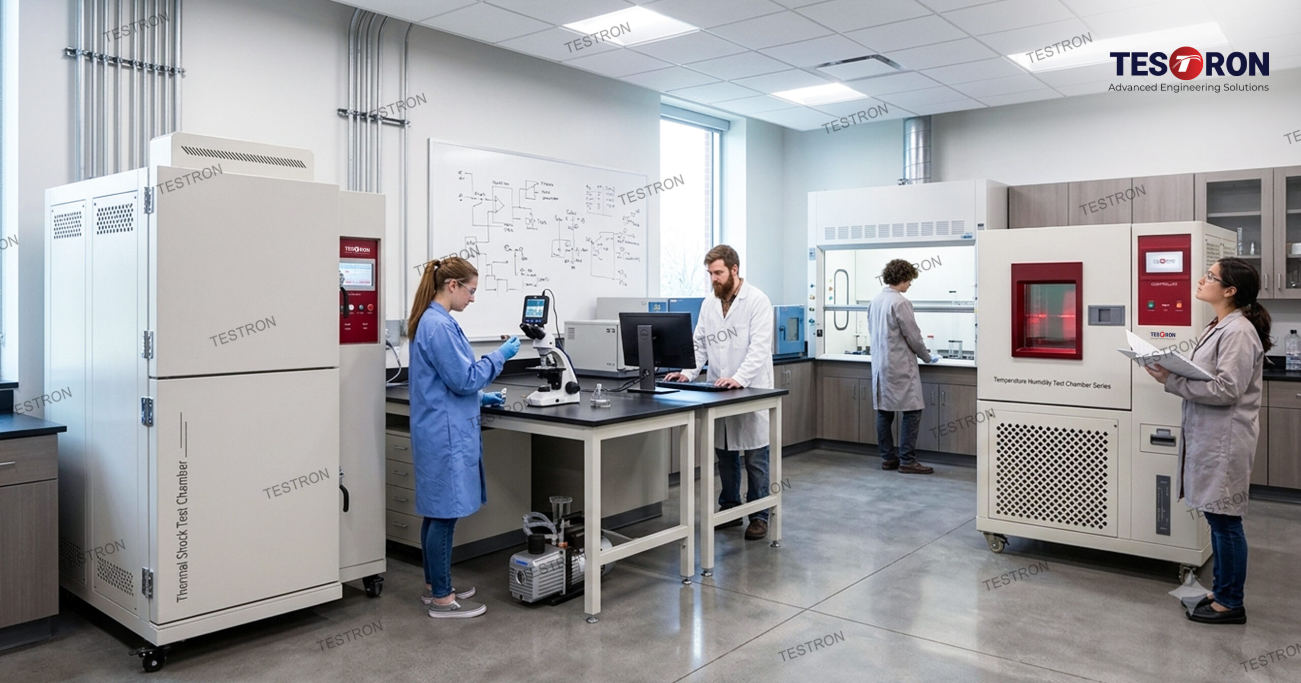 Advanced environmental testing chamber in the USA for university research laboratory