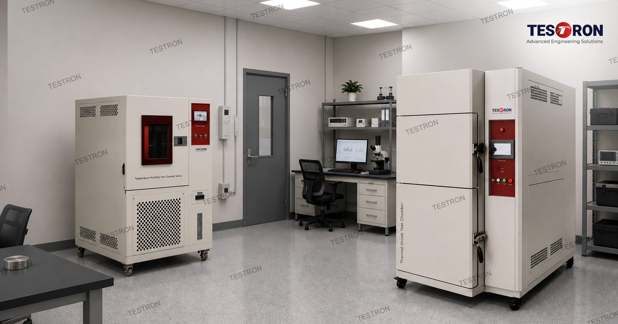 Industrial climate chambers and laboratory environmental chamber in the USA for material reliability by Testron Group environmental chamber manufacturer