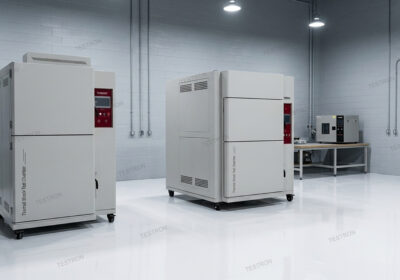 A high performance thermal shock temperature chamber in the USA for early failure product testing