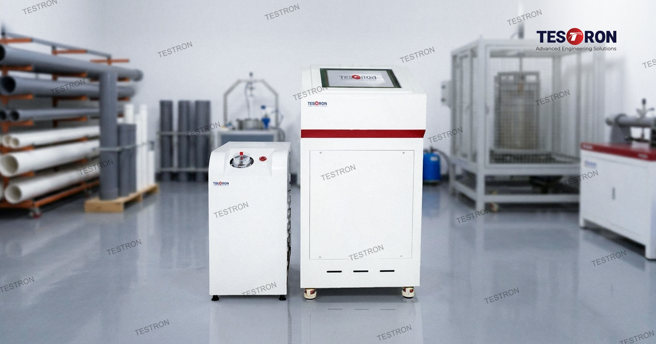 Hydrostatic pressure test equipment in the USA for automated laboratory pipe testing