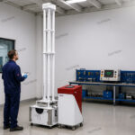 Falling Weight Impact Tester in the USA by Testron Group for plastic pipes, packaging, and composite materials