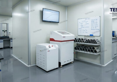 Burst pressure testing machine in the USA testing thermoplastic pipe strength