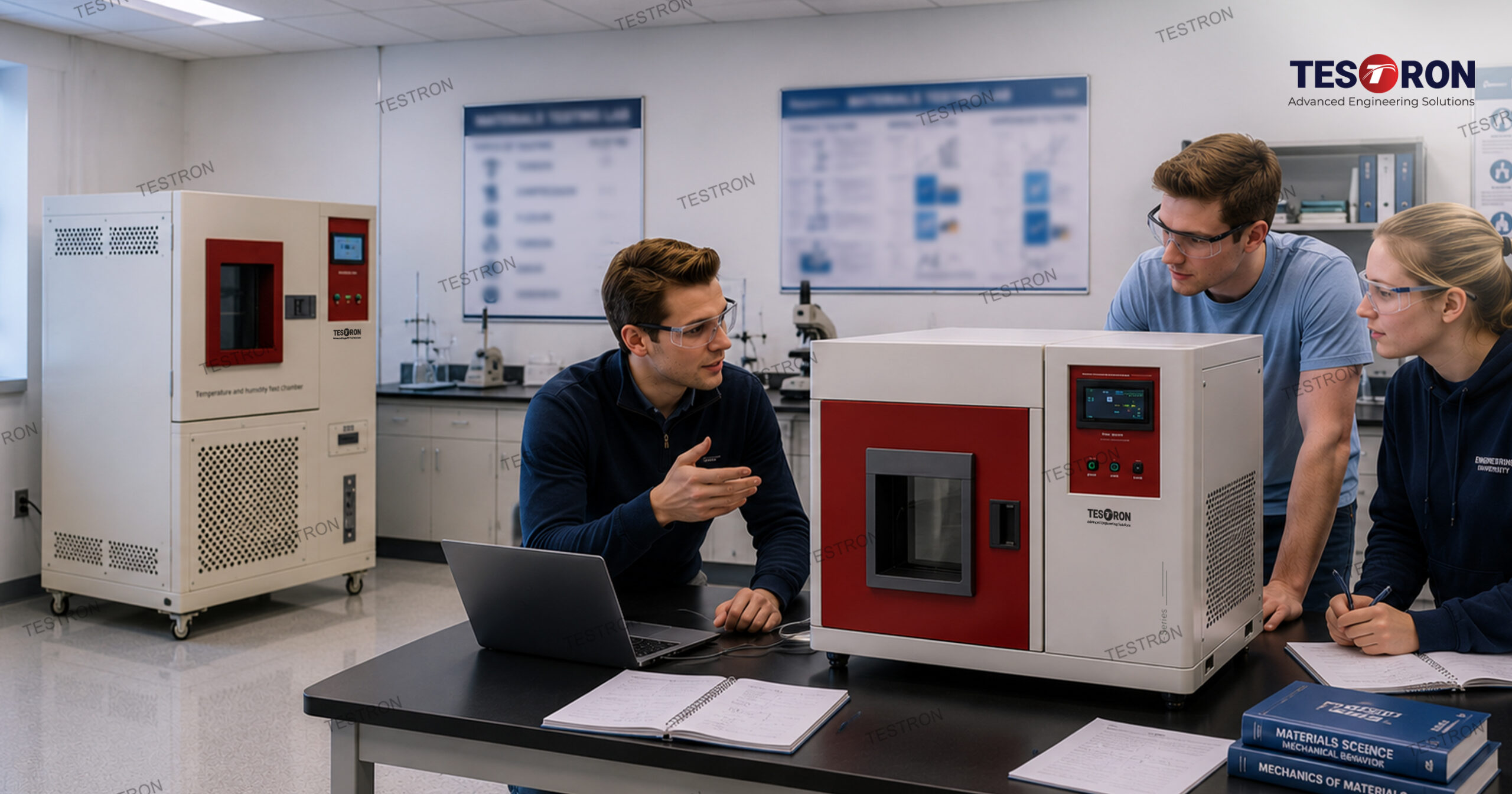 Temperature and humidity test chamber in the USA for university research labs