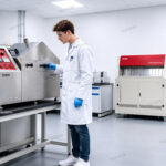 Modern environmental test chamber in the USA laboratory setting