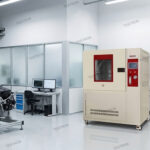 water spray test chamber in the USA performing IPX9K waterproof testing on industrial components