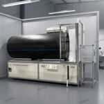 TT PCC1200 pipe cutting and chamfering machine in the USA for industrial fabrication