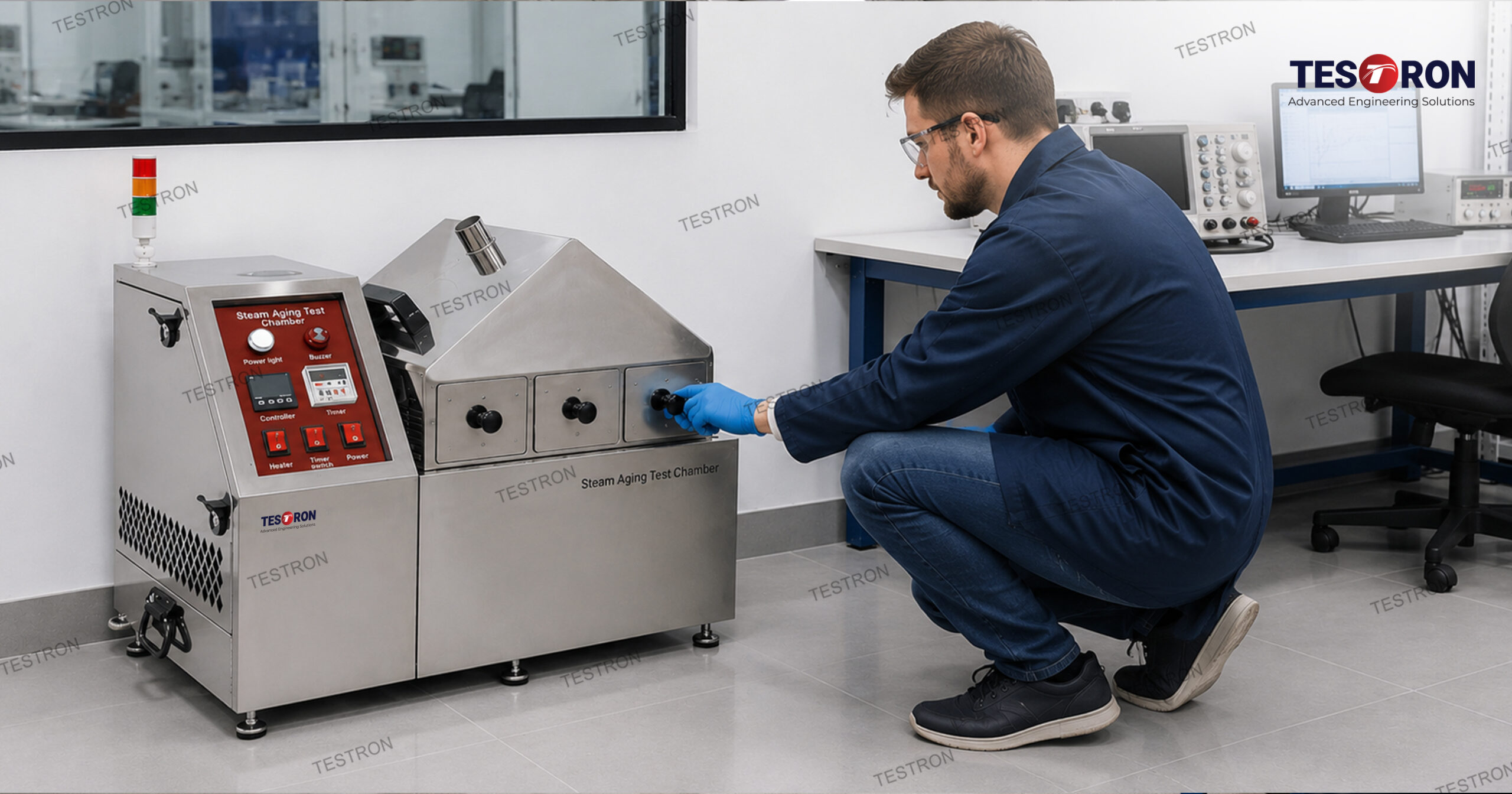 Testron Group Steam Aging Testing chamber in the USA for Material Durability & Environmental Tests