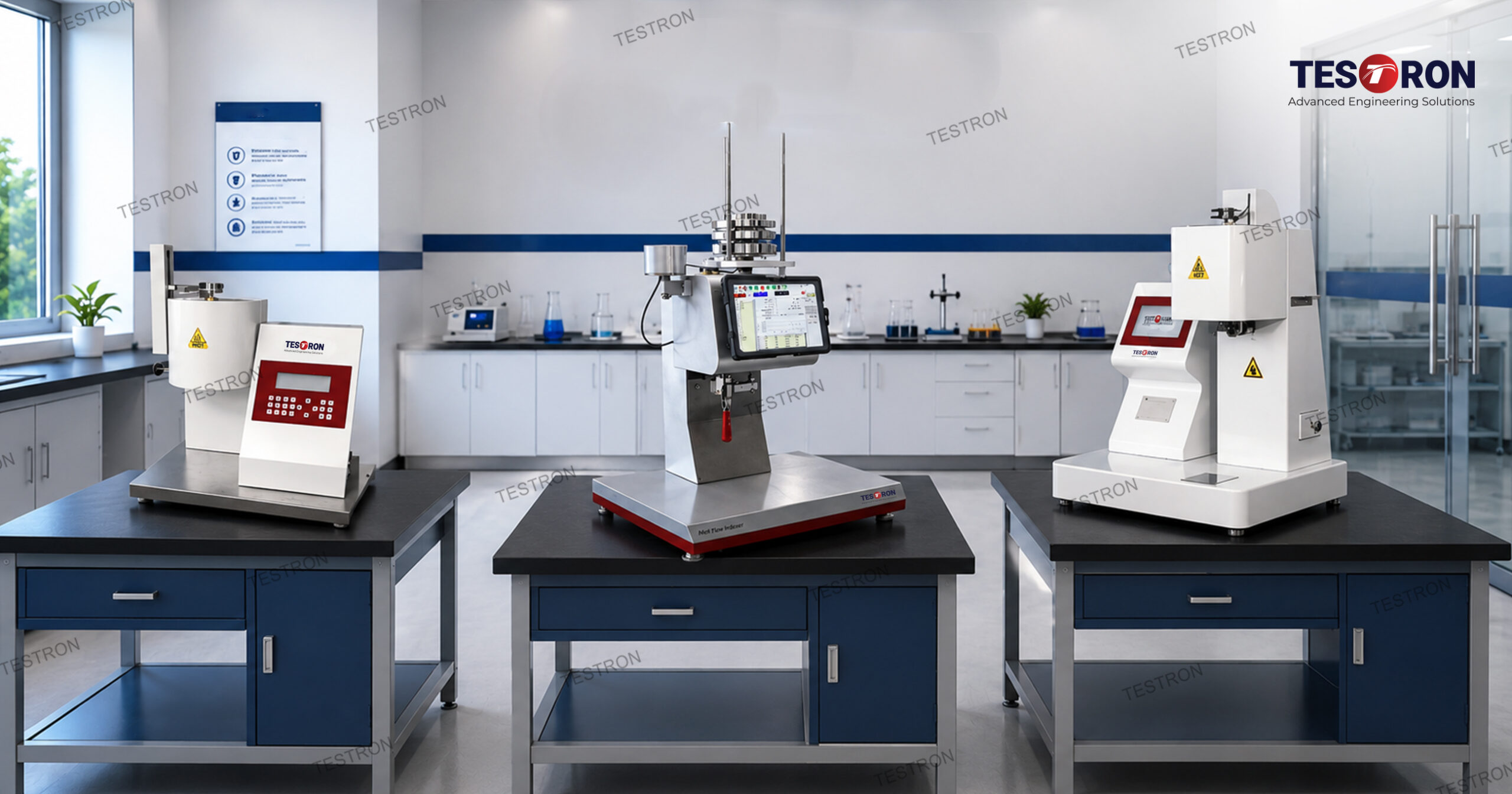 High-precision melt flow index equipment in the USA for polymer quality testing