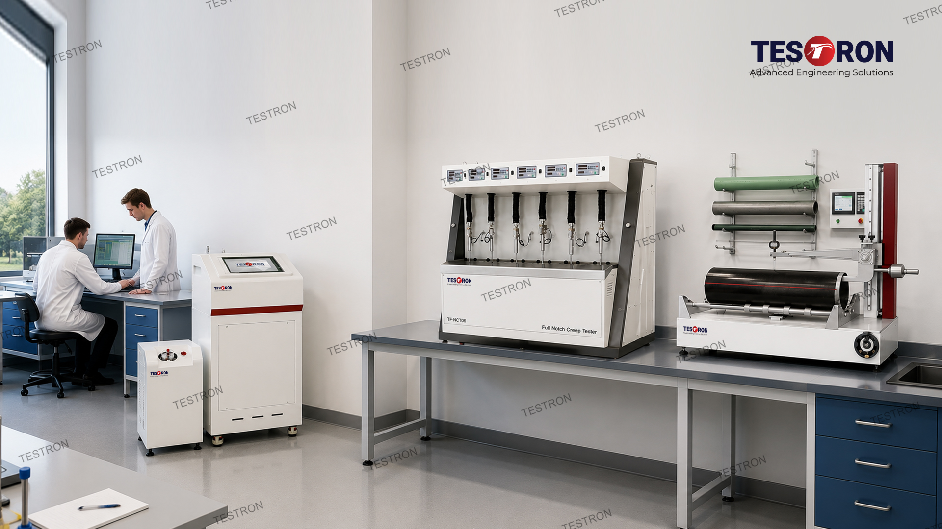 Pipe Testing Machine in the USA for university engineering research laboratory