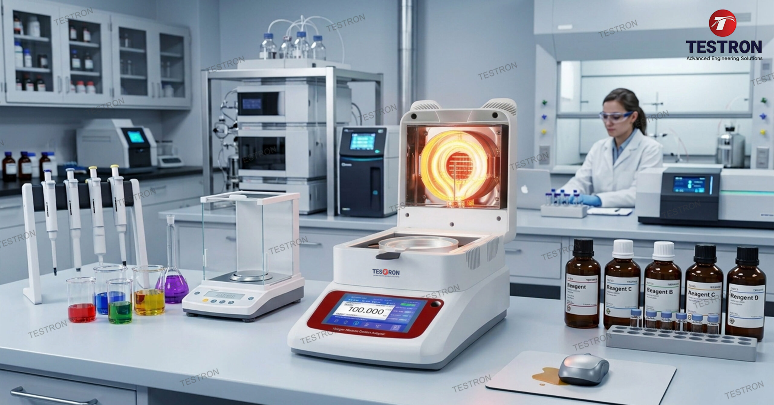 Halogen Moisture Analyzer in the USA laboratory setting