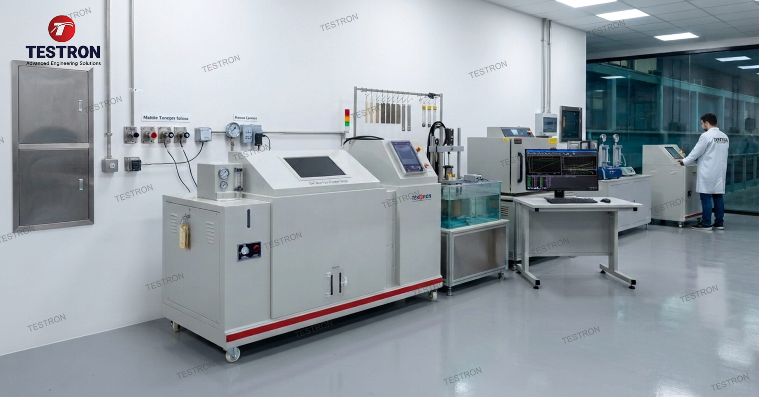 salt spray corrosion test chamber in the usa performing salt fog corrosion testing