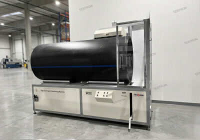 Testron Group TT PCC1200 Pipe Cutting and Chamfering Machine in the USA for Industrial Pipe Processing