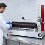 Pipe wall thickness tester in the USA measuring plastic pipe thickness accurately