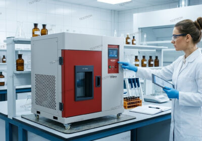 Benchtop environmental test chamber in the USA used for laboratory testing